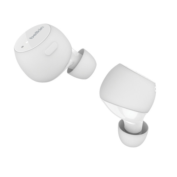 Belkin AUC003btWH Headset Wireless In-ear Calls/Music Bluetooth White 745883818389 AUC003BTWH