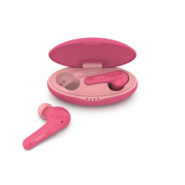 Belkin Soundform Nano​ Headphones Wireless In-ear Calls/Music Micro-USB Bluetooth Pink 745883841547 PAC003BTPK