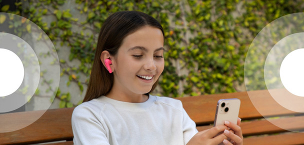 Belkin Soundform Nano​ Headphones Wireless In-ear Calls/Music Micro-USB Bluetooth Pink 745883841547 PAC003BTPK