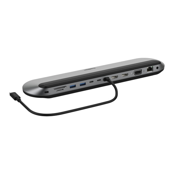Belkin INC014BTSGY laptop dock/port replicator Wired USB 3.2 Gen 2 (3.1 Gen 2) Type-C Black, Grey 745883856992 INC014BTSGY