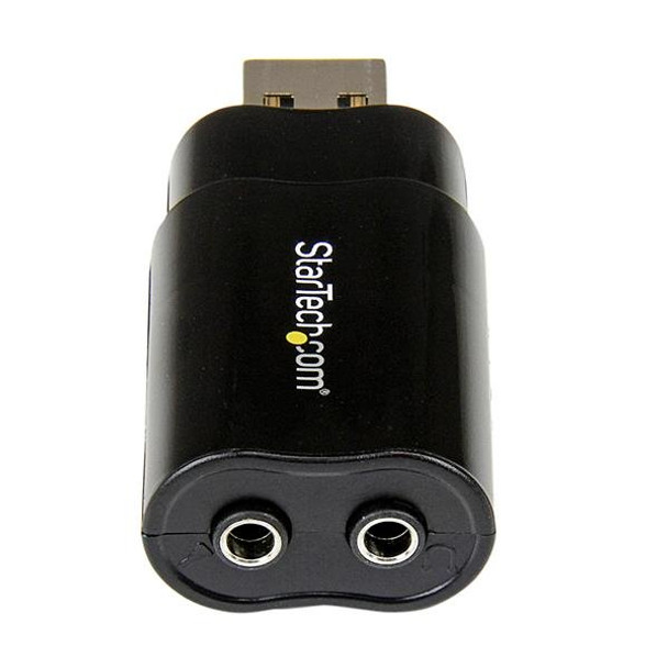 StarTech.com USB Stereo Audio Adapter External Sound Card 46253