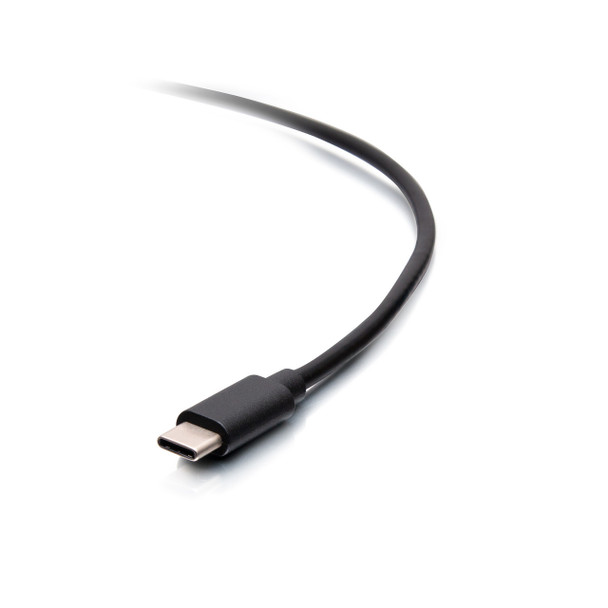 C2G 6ft (1.8m) USB-C® Male to Lightning Male Sync and Charging Cable - Black 757120545569 C2G54556