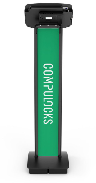 Compulocks Surface Go Space Enclosure Brandable Floor Stand Plus Hub Black 819472029408 140B510GOSBH01