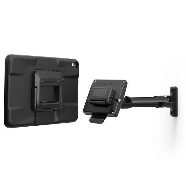 Compulocks iPad 10.9" 10th Gen PowerMove Swing Wall Mount Black 819472029774 827BPMIP109