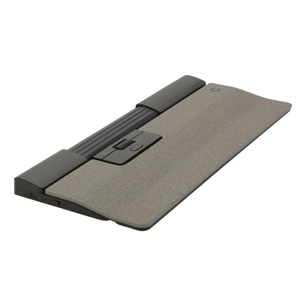 Contour Design SliderMouse Pro Wireless with Regular wrist rest in fabric Light Grey 743870050965 601409