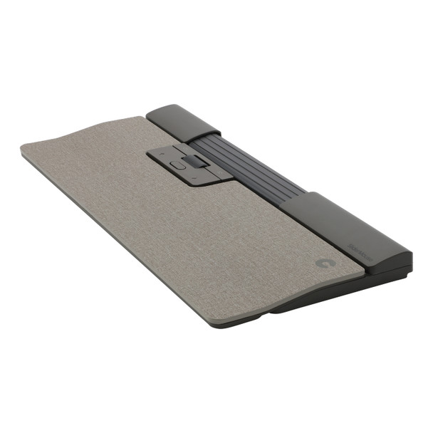 Contour Design SliderMouse Pro Wireless with Regular wrist rest in fabric Light Grey 743870050965 601409