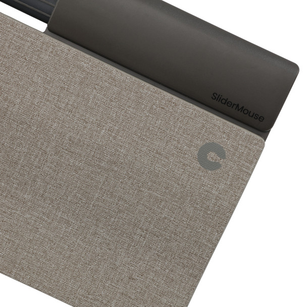 Contour Design SliderMouse Pro Wireless with Regular wrist rest in fabric Light Grey 743870050965 601409