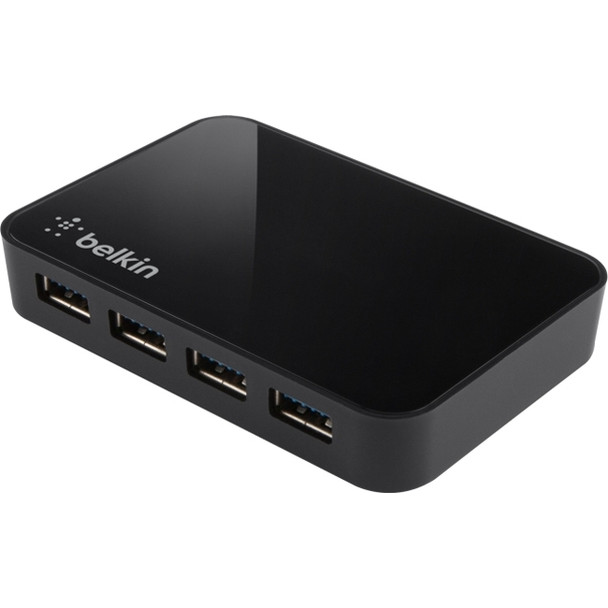 Belkin F4U058TT interface hub 5000 Mbit/s Black 722868900277