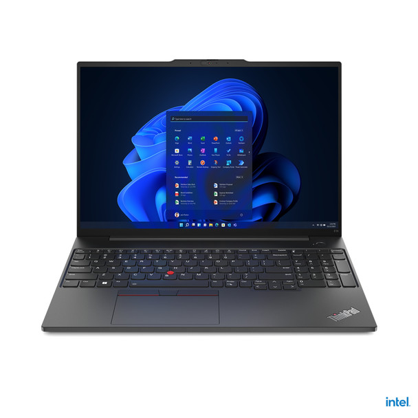 Lenovo ThinkPad E16 Laptop 40.6 cm (16") Touchscreen WUXGA Intel® Core™ i5 i5-1335U 16 GB DDR4-SDRAM 512 GB SSD Wi-Fi 6 (802.11ax) Windows 11 Pro Black 196804929750