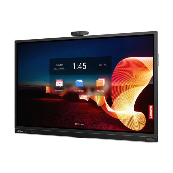 Lenovo ThinkVision T75 LED display 190.5 cm (75") 3840 x 2160 pixels 4K Ultra HD Touchscreen Black 196803819137
