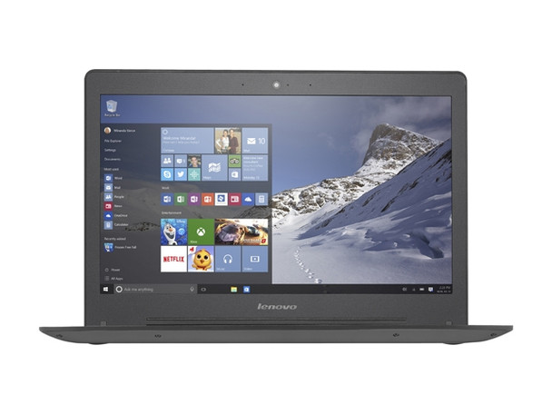 Lenovo S41-70 Laptop 35.6 cm (14") Full HD Intel® Core™ i5 i5-5200U 8 GB DDR3L-SDRAM 1 TB Hybrid-HDD Windows 10 Home Black, Grey 889800810756