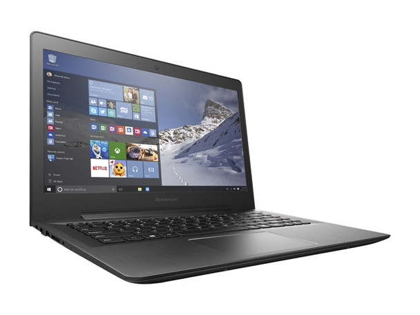 Lenovo S41-70 Laptop 35.6 cm (14") Full HD Intel® Core™ i7 i7-5500U 8 GB DDR3L-SDRAM 1 TB Hybrid-HDD Windows 10 Home Black, Grey 889800810770