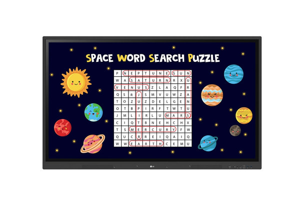 LG 86TR3DK-B interactive whiteboard 2.18 m (86") 3840 x 2160 pixels Touchscreen Black 195174042663