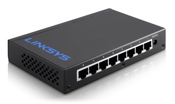 Linksys LGS108 network switch Gigabit Ethernet (10/100/1000) Black 722868997871