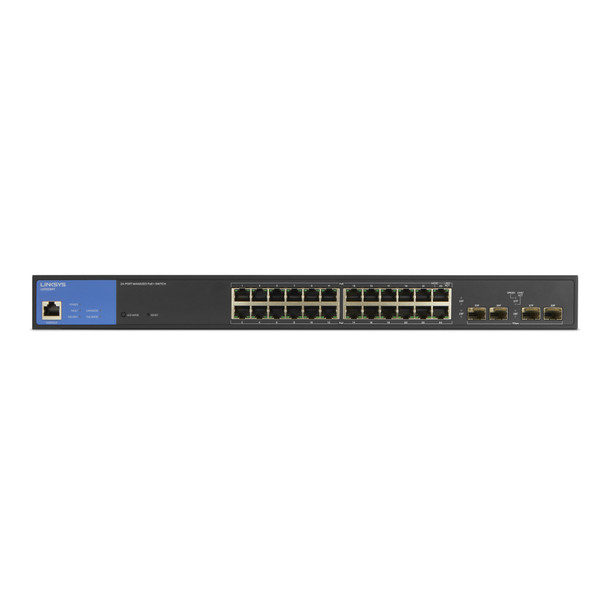 Linksys 24 Port Gigabit Managed Network Switch with 4 x 1Gb Uplink SFP Slots 745883822287