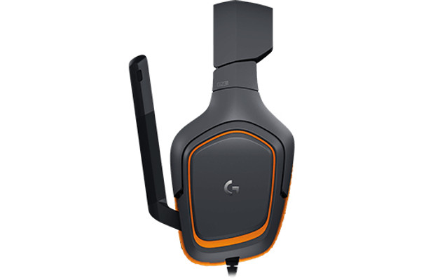 Logitech G231 PRODIGY Headset Wired Head-band Gaming Black, Orange 097855124326
