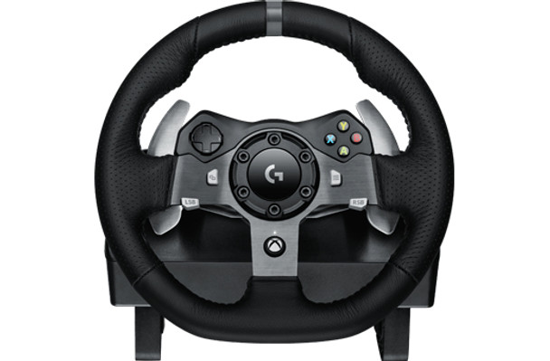 Logitech G920 Driving Force Black USB 2.0 Steering wheel + Pedals Analogue PC, Xbox One