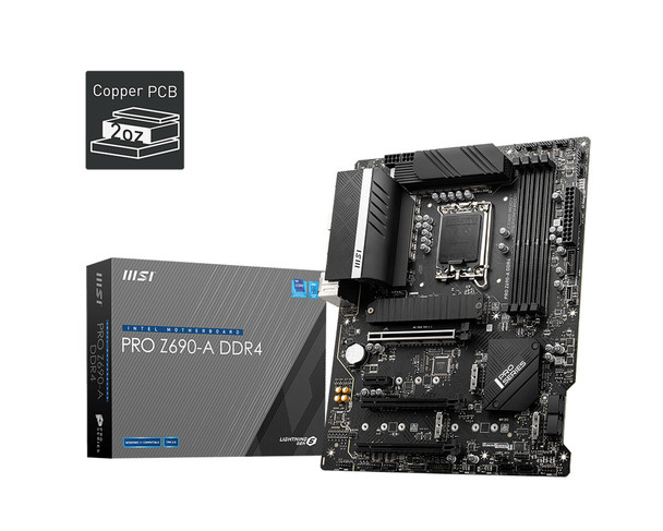 MSI PRO Z690-A DDR4 motherboard Intel Z690 LGA 1700 ATX 824142269831