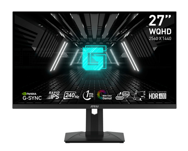 MSI G274QPX computer monitor 68.6 cm (27") 2560 x 1440 pixels Quad HD Black 824142308608
