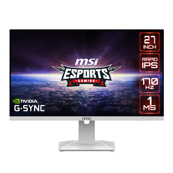 MSI G274QRFW computer monitor 68.6 cm (27") 2560 x 1440 pixels Wide Quad HD White 824142286524