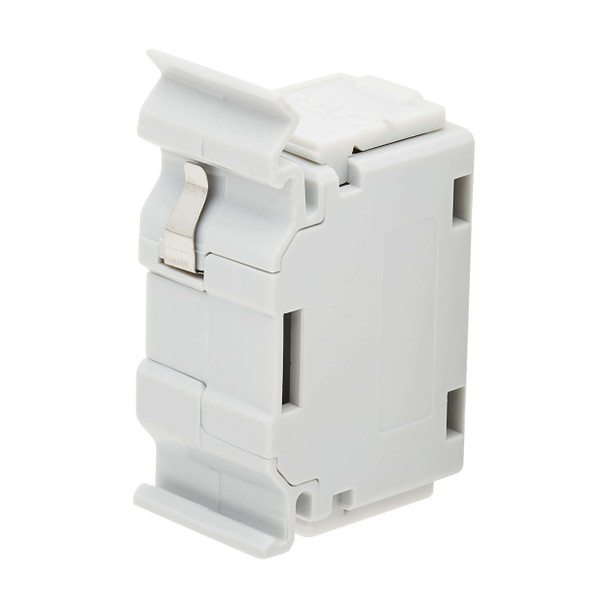 Tripp Lite N235-D01-SH-6A Cat6a Shielded In-Line DIN-Rail Mountable Snap-In Coupler (RJ45 F/F), TAA 037332277190