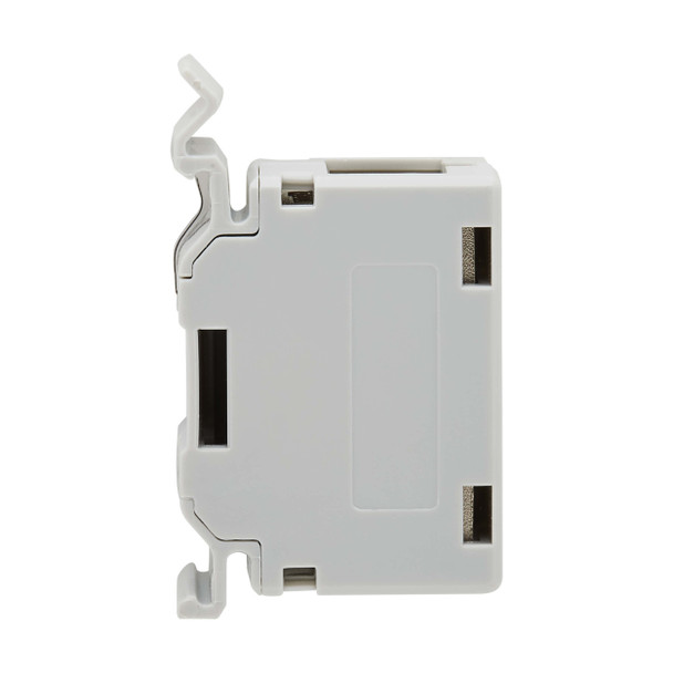 Tripp Lite N235-D01-SH-6A Cat6a Shielded In-Line DIN-Rail Mountable Snap-In Coupler (RJ45 F/F), TAA 037332277190
