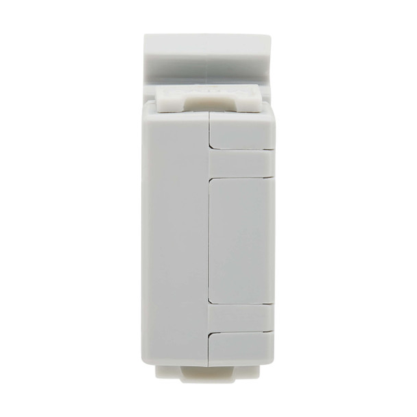 Tripp Lite N235-D01-SH-6A Cat6a Shielded In-Line DIN-Rail Mountable Snap-In Coupler (RJ45 F/F), TAA 037332277190