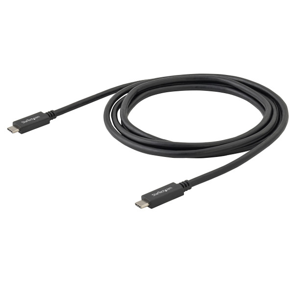 StarTech.com USB-C Cable with Power Delivery (3A) - M/M - 2 m (6 ft.) - USB 3.0 - USB-IF Certified 46799