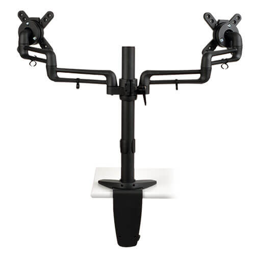 Tripp Lite DDR1327SDFC Dual Full Motion Flex Arm Desk Clamp for 13" to 27" Monitors 037332184863