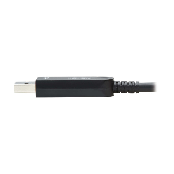 Tripp Lite U428F-10M-D321 USB-A to USB-C AOC Cable (M/M) - USB 3.2 Gen 2 (10Gbps) Plenum-Rated Fiber Active Optical - Data Only, Backward Compatible, Black, 10 m (33 ft.) 037332275028