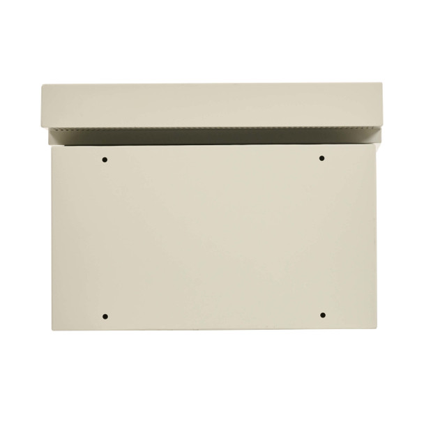 Tripp Lite SmartRack Industrial Enclosure with Lock - NEMA 3R, Wall Mount, Metal Construction, Hinged Back, Internal Fans, 28 in. Depth, 9U, Gray 037332277831