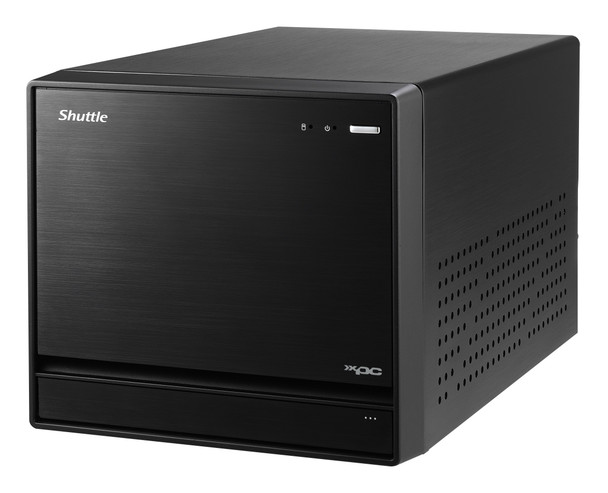 Shuttle XPC cube Barebone SW580R8 - S1200, Intel W580, vPRO, 4x LAN (2x 1Gb & 2x 2.5Gb), 4x 3.5" HDD bays 887993004174