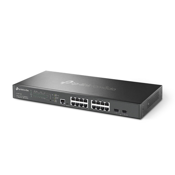 TP-Link Omada 16-Port 2.5G and 2-Port 10GE SFP+ L2+ Managed Switch with 8-Port PoE+ 840030709722