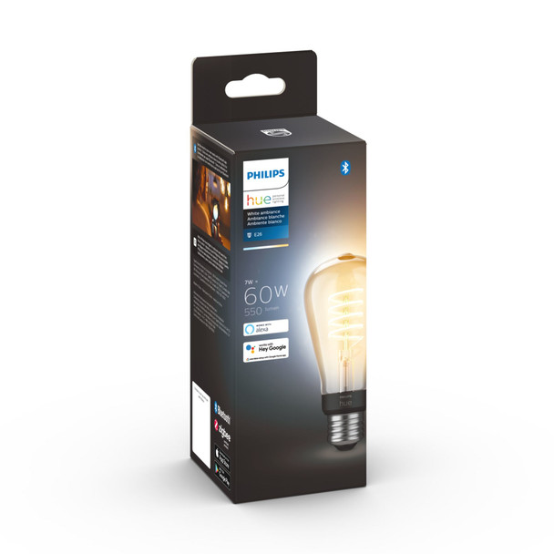 Philips Hue White ambience 046677563585 smart lighting Smart bulb Bluetooth/Zigbee Gold 7 W 046677563585