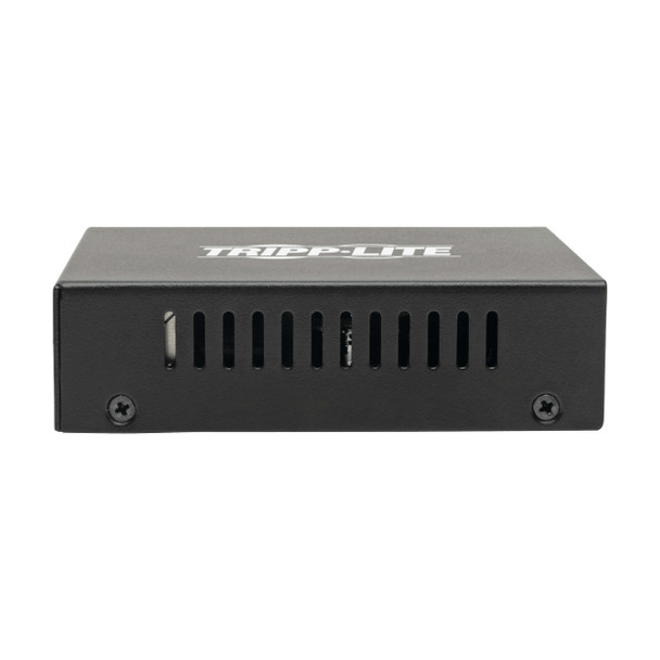 Tripp Lite N785-INT-PSFP Gigabit SFP Fiber to Ethernet Media Converter, POE+, International Power Cables, 10/100/1000 Mbps 037332273031