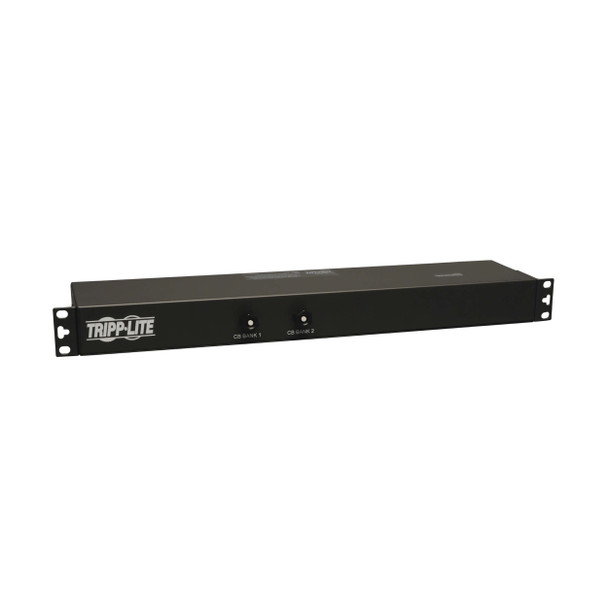 Tripp Lite 2.9kW Single-Phase Basic PDU with ISOBAR Surge Protection, 120V, 3840 Joules, 12 NEMA 5-15/20R Outlets, L5-30P Input, 15 ft. Cord, 1U Rack-Mount, TAA 037332255778