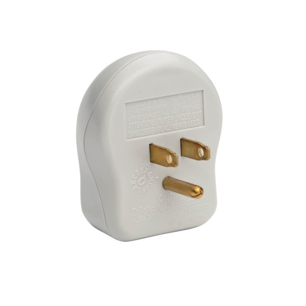 Tripp Lite SpikeCube Series 1-Outlet Personal Surge Protector, Direct Plug-In, 600 Joules, 2 Dignostic LEDs 037332010643