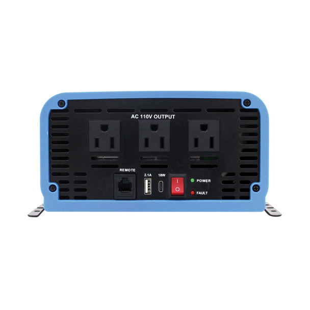 Tripp Lite 1500W Compact Power Inverter - 3x 5-15R, USB Charging, Pure Sine Wave, Wired Remote 037332266781