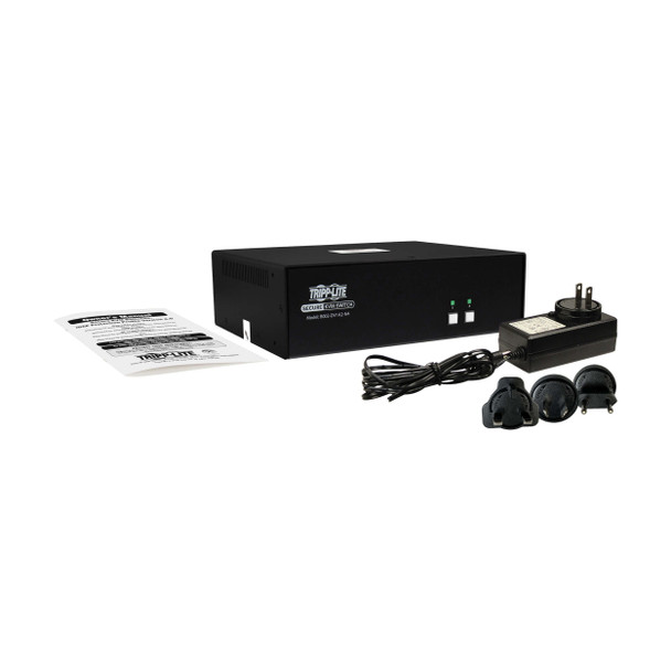 Tripp Lite B002-DV1A2-N4 Secure KVM Switch, 2-Port, Single Head, DVI to DVI, NIAP PP4.0, Audio, TAA 037332274311