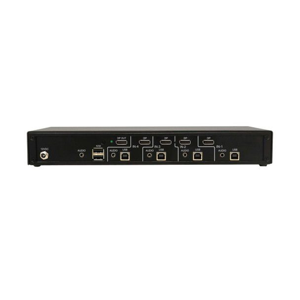 Tripp Lite B002-DP1A4-N4 Secure KVM Switch, 4-Port, Single Head, DisplayPort to DisplayPort, 4K, NIAP PP4.0, Audio, TAA 037332274274