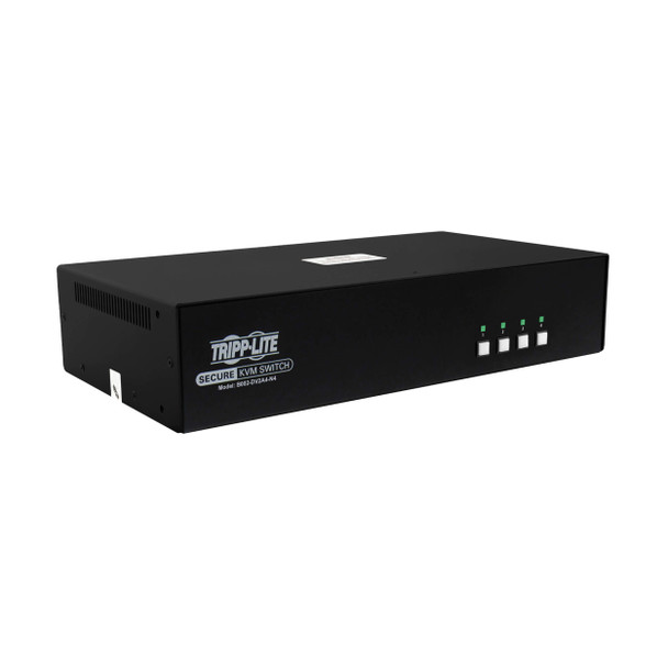 Tripp Lite B002-DV2A4-N4 Secure KVM Switch, 4-Port, Dual Head, DVI to DVI, NIAP PP4.0, Audio, TAA 037332274335