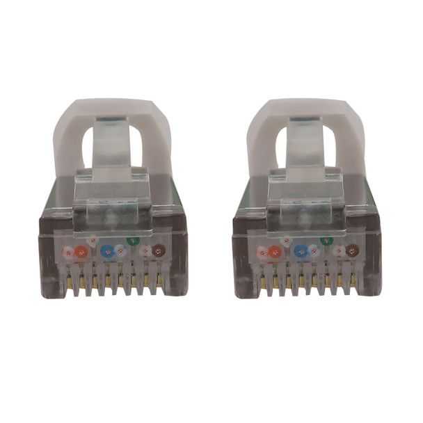 Tripp Lite N262-S05-WH Cat6a 10G Snagless Shielded Slim STP Ethernet Cable (RJ45 M/M), PoE, White, 5 ft. (1.5 m) 037332275912