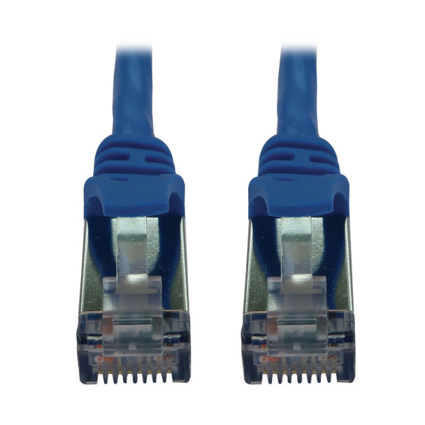 Tripp Lite N262-S07-BL Cat6a 10G Snagless Shielded Slim STP Ethernet Cable (RJ45 M/M), PoE, Blue, 7 ft. (2.1 m) 037332276001