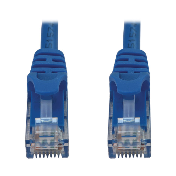 Tripp Lite N261-100-BL Cat6a 10G Snagless Molded UTP Ethernet Cable (RJ45 M/M), PoE, Blue, 100 ft. (30.5 m) 037332277596