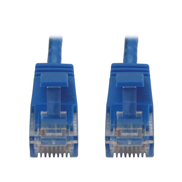 Tripp Lite N261-S07-BL Cat6a 10G Snagless Molded Slim UTP Ethernet Cable (RJ45 M/M), PoE, Blue, 7 ft. (2.1 m) 037332276407