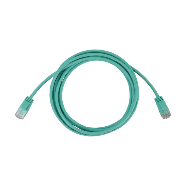 Tripp Lite N261-S07-AQ Cat6a 10G Snagless Molded Slim UTP Ethernet Cable (RJ45 M/M), PoE, Aqua, 7 ft. (2.1 m) 037332276438