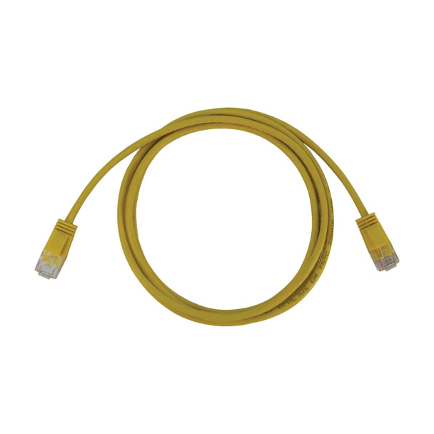 Tripp Lite N261-S05-YW Cat6a 10G Snagless Molded Slim UTP Ethernet Cable (RJ45 M/M),PoE, Yellow, 5 ft. (1.5 m) 037332276346