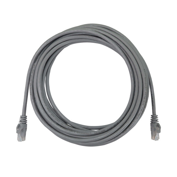 Tripp Lite N261-025-GY Cat6a 10G Snagless Molded UTP Ethernet Cable (RJ45 M/M), PoE, Gray, 25 ft. (7.6 m) 037332277497
