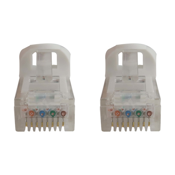 Tripp Lite N261-025-WH Cat6a 10G Snagless Molded UTP Ethernet Cable (RJ45 M/M), PoE, White, 25 ft. (7.6 m) 037332277503