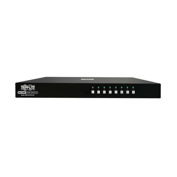 Tripp Lite B002-DV1AC8-N4 Secure KVM Switch, 8-Port, Single Head, DVI to DVI, NIAP PP4.0, Audio, CAC, TAA 037332274328